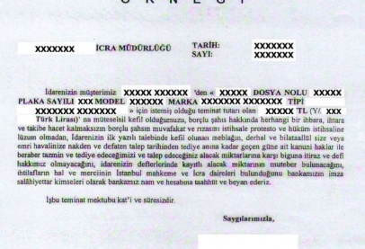 Halkbank teminat mektubu talep formu örneği